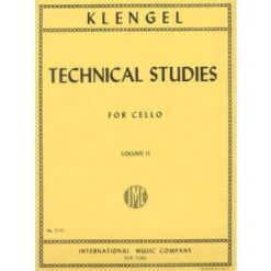 Klengel, Julius Technical Studies, Volume 2 Cello solo edited by Leonard Rose - International